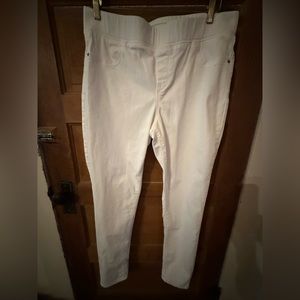 Old navy white rockstar jeggings size 14